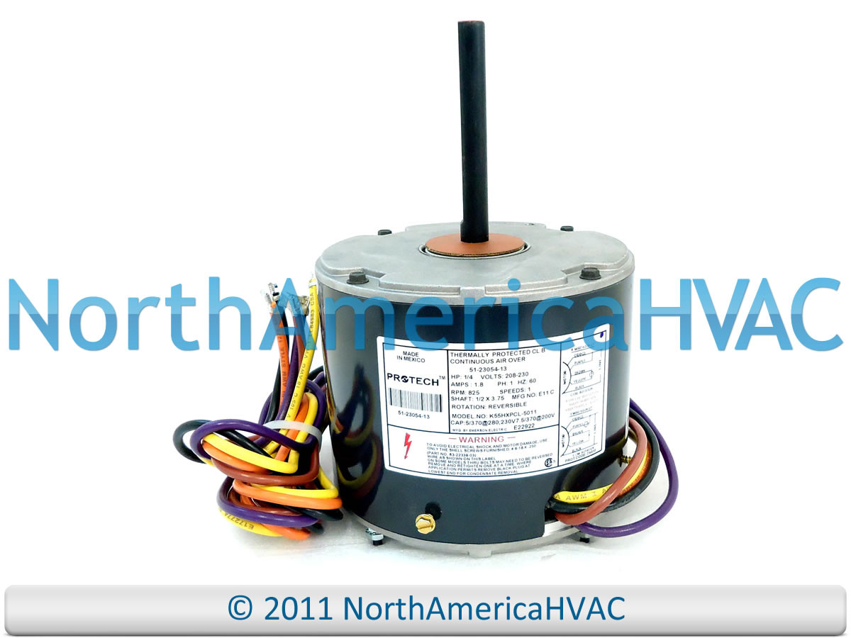 OEM Rheem Ruud Condenser FAN MOTOR Replaces Emerson K55HXPCL5011